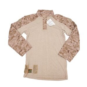 USMC FROG FR Combat Shirt NEW Desert Marpat Sz L Tactical Military Camo